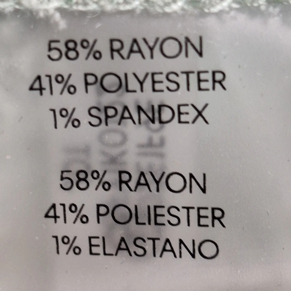 Calvin Klein Sage Green Coquette Preppy V-Neck Button Front Shirt Dress Size 4 - Picture 10 of 10